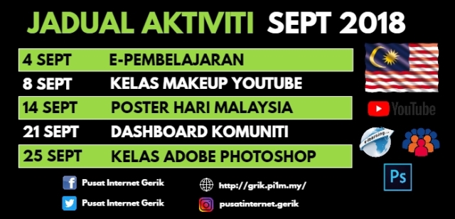 Jadual Aktiviti Sept 2018
